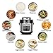 DEENKEE 10-in-1 Multi-Function Pressure Cooker 6 Quart, Instant Programmable Rice Cooker, Slow Cooker, Sauté, Yogurt Maker, Baker, Egg Cooker, Hot Pot and Steamer