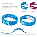 iGANK Smart Wristband, T5 Sports Fitness Bracelet, No Need to Install app (Blue)