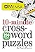 Mensa 10-Minute Crossword Puzzles by Fred Piscop