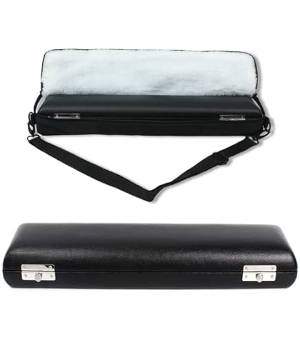 Amazon.com: Jiayouy B Foot Joint Flute Case 17 Hole flute Bag Box
