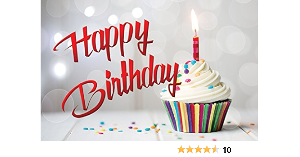 Amazon Com Tarjetas Postales Con Texto En Ingles Happy Birthday Para Cumpleanos Todas Las Edades Paquete De De 25 Productos De Oficina