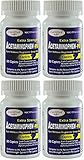 Acetaminophen PM Extra Strength Pain Reliever, Fever Reducer, Antihistamine & Nighttime Sleep Aid Generic for Tylenol PM Acetaminophen 500 mg & Diphenhydramine 25 mg 50 Caplets per Bottle PACK of 4 Total 200 Caplets