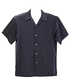 ALLBrand Men's Short Sleeve Solid Button-Down Camp