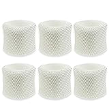 BIHARNT WF2 Humidifier Wicking Filters Compatible with Vicks & Kaz 3020,V3100,V3500,V3600,V3800,V3900,ECM-250i,ECM-500 and WA-8D (6 Pack)