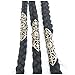 Masai Native Dreadlock Beads Cuffs Clips 3 Pc. Set 4cm (SILVER)