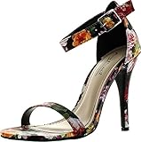 Anne Michelle Enzo-01N Womens Ankle Strap Open Toe Stiletto High Heel Dress Sandal