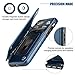 ONETOP for iPhone SE(2022) iPhone SE(2020) iPhone 7/8 Wallet Case with Card Holder, Premium PU Leather Kickstand Card Slots, Double Magnetic Clasp and Durable Shockproof Cover 4.7 Inch(Blue)