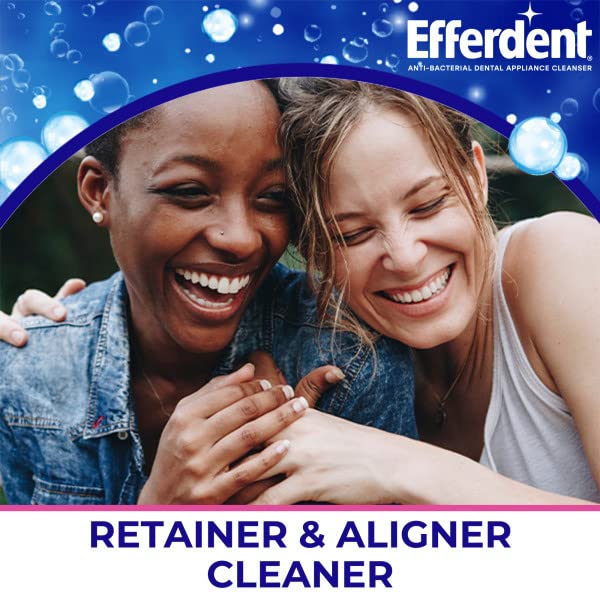 EFFERDENT DENTURE CLEANER TABLETS – DENTAL APPLIANCES, ALIGNERS, MOUTH GUARD, AND RETAINER CLEANER TABLETS, COMPLETE CLEAN, 126 COUNT