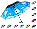 Fidus Inverted Reverse Sun&Rain Car Umbrella Large Windproof Travel UV Umbrella Women Men - Auto Open Close