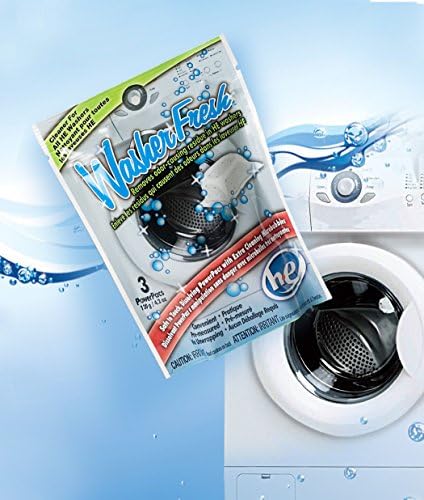 WasherFresh Removes odor-causing residue in HE washers. The only "Safe to Touch" HE washing machine cleaner