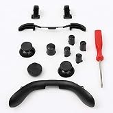 1 Set LB RB LT RT ABXY Bumper Triggers Thumbsticks D pad Bullet Buttons Full Buttons Mod Kit for XBOX360 Controller (Black)