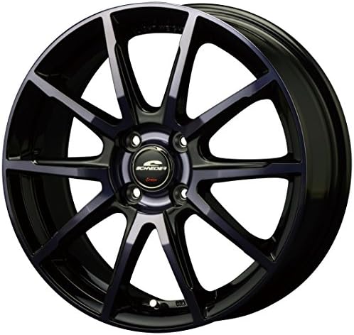エーテック Schnider Dr 01 15 X 5 5 45 4h 100 ブラックポリッシュ ダークブルークリア ホイール 車 バイク Amazon