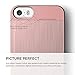 iPhone SE case, elago® [Outift Matrix][Rose Gold] - [Premium Hybrid Construction][Diamond-Cut Aluminum][Spark Design Award] - for iPhone SE/5/5S