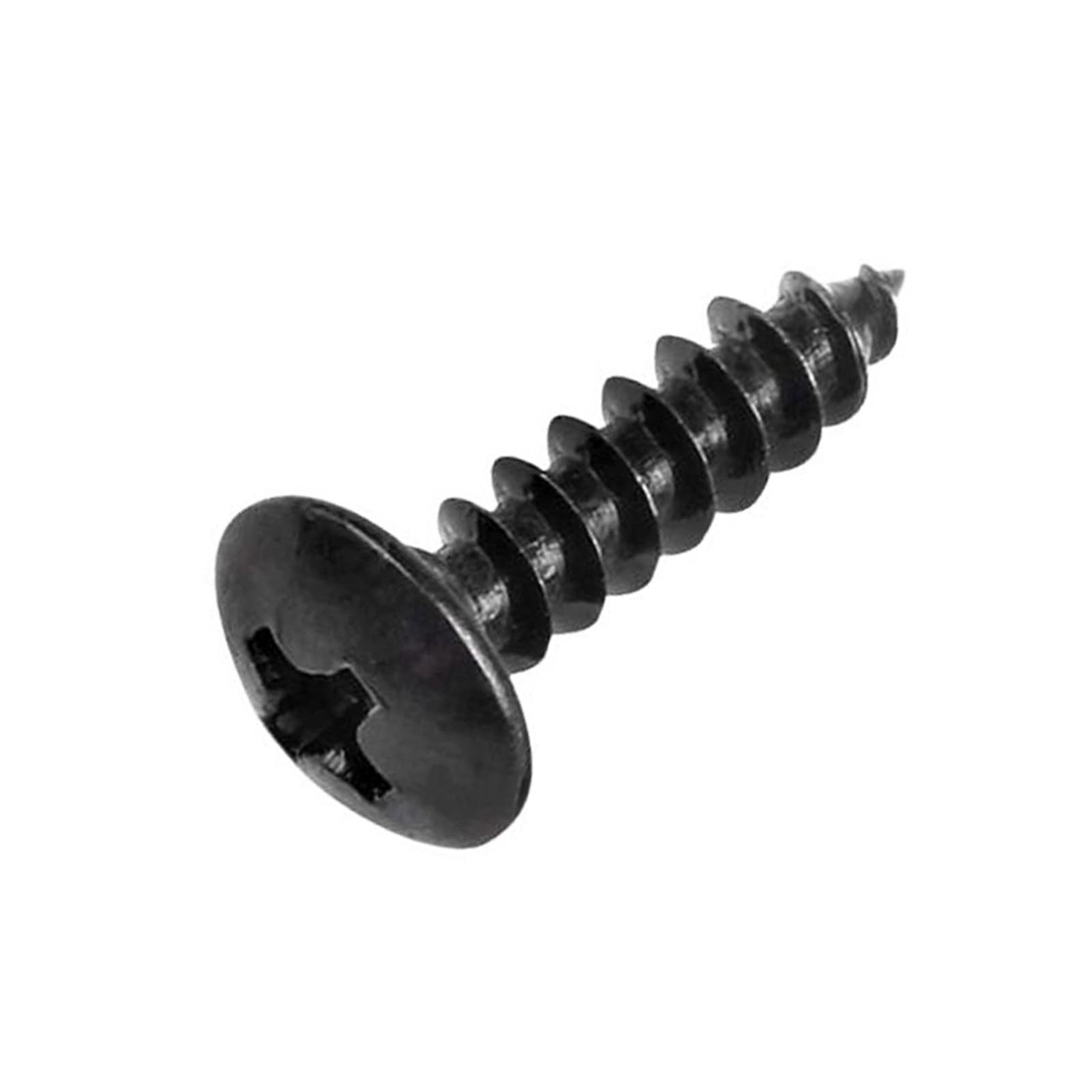 MOOPW Round Head Wood Screws - Carbon Steel Cross Head Self Tapping Screws Mushroom Head Fasteners Self Drilling Screws M3 M4 M5