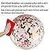 36 inch Jumbo Confetti Balloons Giant Clear Latex Helium Balloons Large Pink and Gold Fuchsia Tissue paper Confetti Balloons Wedding Engagement Favors New Years Eve Birthday Party Decorations