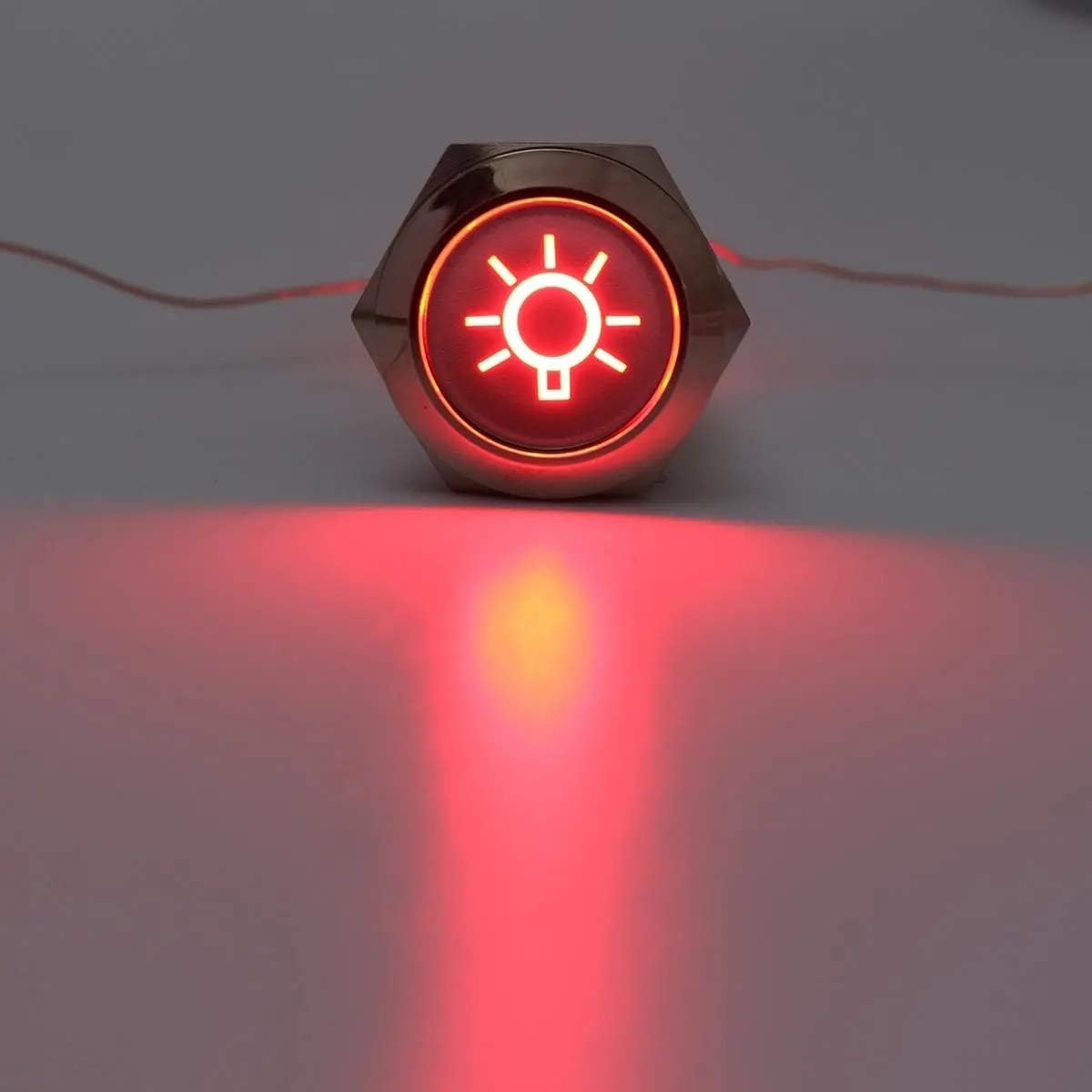 Toma de corriente de salida Jack decorativo Placa frontal Push Button