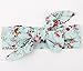 Tenworld Baby Girls Headband For Newborns Elastic Cotton Hair Band (Sky Blue)