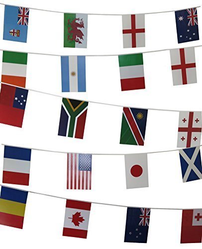 Country Nation Rugby World Cup 2015 Banner 25 International Flags 23ft