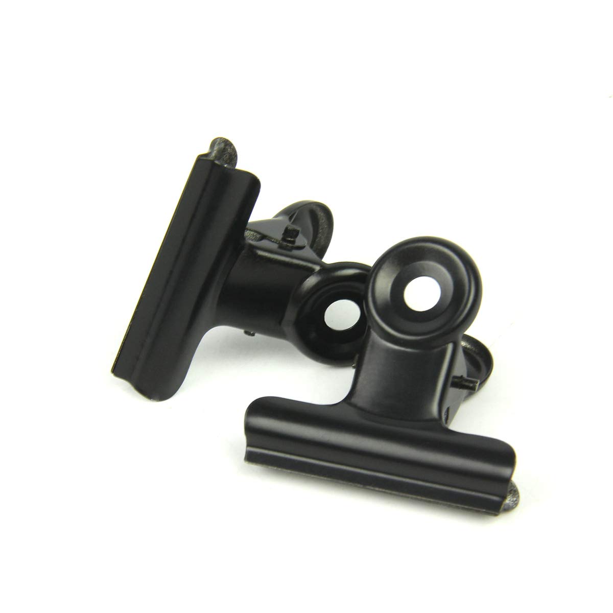 Photo 1 of Coideal Black Small Bull Clips - 30 Pack Mini Metal Hinge Clips Tiny Binder Paper Clamps for Tags Bags Shops, Office and Home Kitchen (22mm)