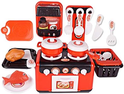 キッチンおもちゃ 調理器具 17 41 30cm 子供用シミュレーションキッチンプレイセット ミニストーブおもちゃ 環境に優しいabsギフトセット レッド シミュレーションクッキングサウンド キッチンプレイセット 子供用シミュレーションキッチンプレイセット 文房具 オフィス