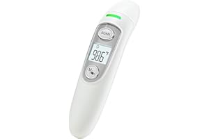 GoodBaby Non-Contact Forehead Thermometer, Digital Thermometer for Adults and Kids, Fast & Accurate with Fever Alarm Memory Function 202L