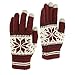 Touchscreen Texting Gloves - Outdoor Men's/Women's Warm Knit Winter Gloves,Pink,One size
