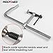 MAXPOWER Heavy Duty F Clamp 12-Inch x 4-3/4-Inch Throat (300 x 120mm Throat), Pack of 1