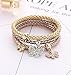 weel Unique Women's Butterfly Diamond Chain Bracelet & Bangle