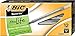 BIC Round Stic Ball Pen, Medium Point, 1.0 mm, Black Ink, Pack of 24 (GSM11BK)