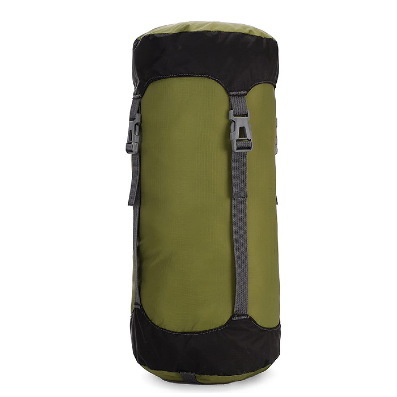 Azarxis Compression Stuff Sack for Sleeping Bag, Lightweight Compression Bag for Clothes Storage Water Resistant Compact for Outdoor Camping Hiking Backpacking Travelling Trekking (Army Green - M)
