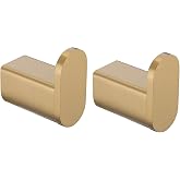RANDOM Champagne Bronze Towel Hooks for Bathrooms Wall Mount Coat Hooks SUS304 Stainless Steel Hand Towel Robe Hook.96026-8CB