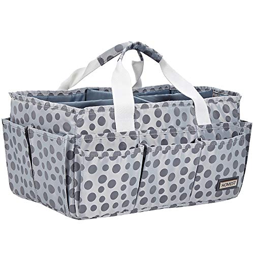 HOMEST Craft Supplies Organizer Tote Bag, Caddy for Scrapbooking