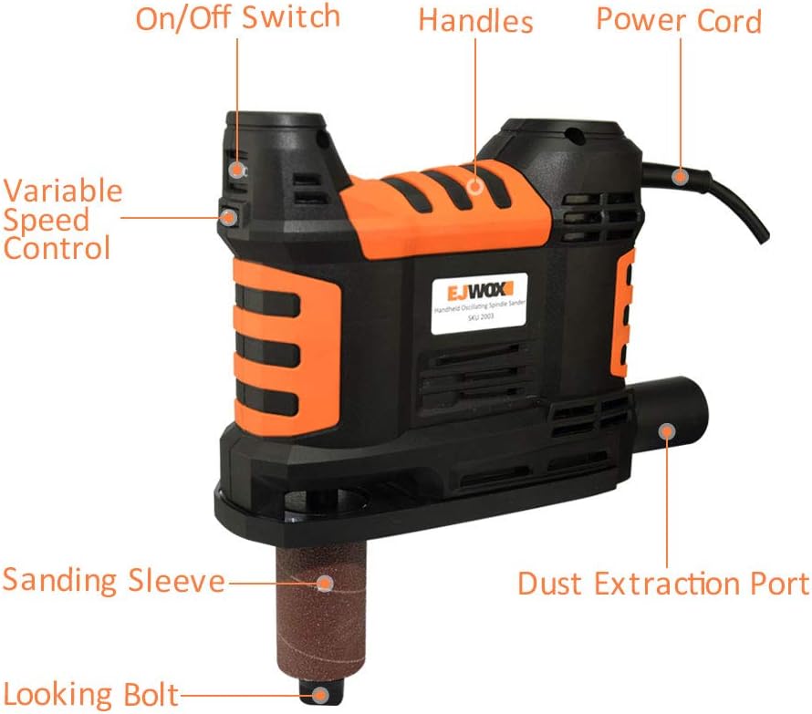 EJWOX B079M Spindle Sanders product image 2