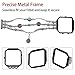 iGK For Fitbit Blaze Bands Metal Bracelet Jewelry Replacement Wristband with Metal Frame for Fitbit Blaze Pearl Gray Large