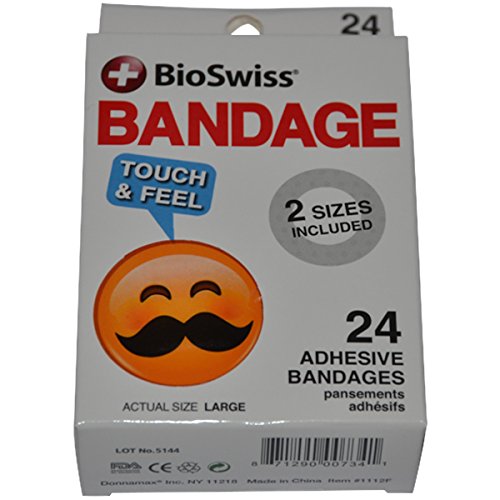 BioSwiss Novelty Bandages SelfAdhesive Funny First Aid, Novelty Gag