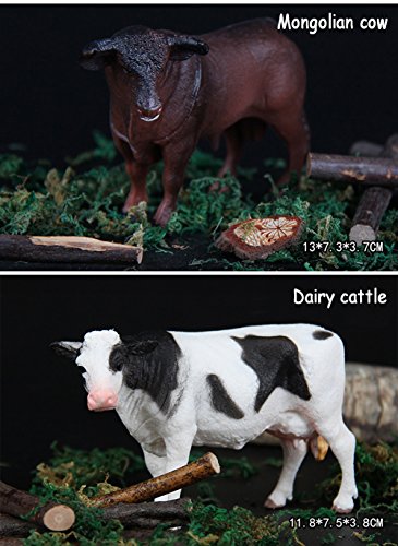 image for M R Y 6 Piece Farm Animal Models Toy Set, Realistic Animals Action Fig