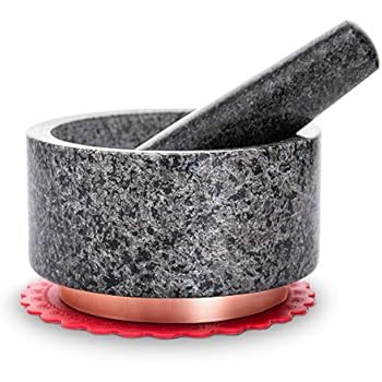 molcajete unti granite slip mortar pestle silicone inch come mat