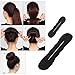 TheWin 6pcs Magic Foam Sponge Clip Hair Styling Donut Bun Former Maker (3 Large+3 Small)