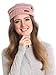 Brook + Bay Cable Knit Multicolored Beanie Stay Warm & Stylish This Winter - Thick, Soft & Chunky Beanie Hats for Women & Men - Serious Beanies for Serious Style