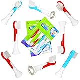 ITECHNIK Sonicare Kids Replacement Heads, HX6034 Head Replacement Compatible With Electric Toothbrush Philips Sonicare Kids Standard, 8 pcs, Fit Age 4+