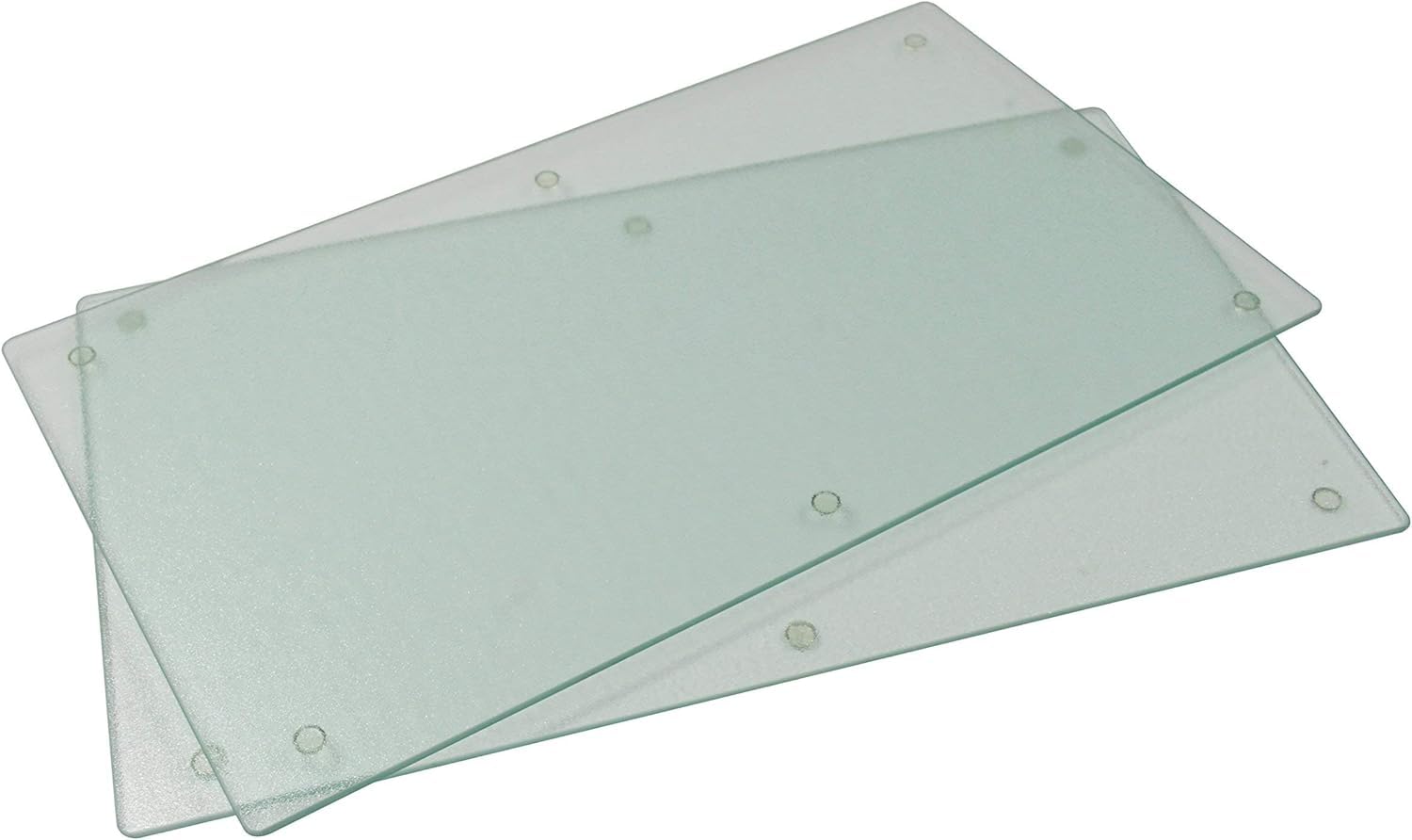 JOCCA Set of 2 HOB Covers/ 2 Pieces/Glass Table top, Chopping Board 2 in 1, 52 x 30 x 0.25 cm