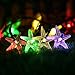 Icicle Starfish Solar String Lights, 20Ft 30 LED Fairy Christmas Lighting for Indoor/Outdoor Home, Patio, Lawn, Garden,Beach, Party and Seasonal Holiday (Multi Color)