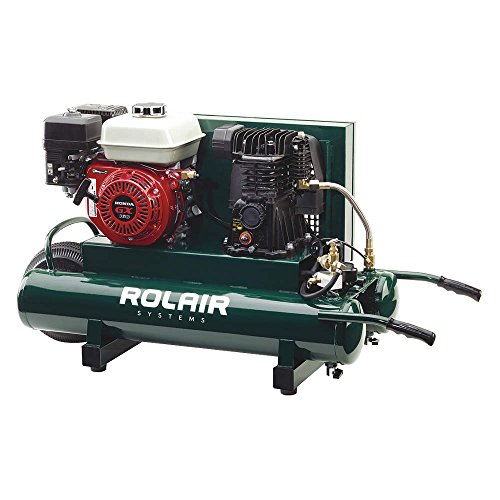 Rolair - 4090HMK113-0001 - 9 gal. 5.5 HP Wheelbarrow Portable Gas Air Compressor