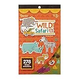 Darice 30066038 Book: Wild Safari, 278 Stickers