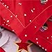 Youareking® Merry Christmas 3 Pieces Duvet Covers Set with 2 Shams, Santa Claus Pattern Bedding Cover Set,Full