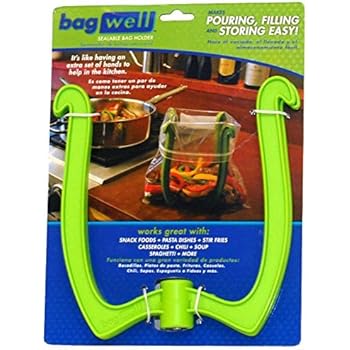 Bag Well Sealable Bag Holder for 1 Gallon Storage Bags