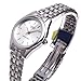 LTP1129 3-Hand Analog Ladies Fashion Silver Face Silver Metal Band Watch