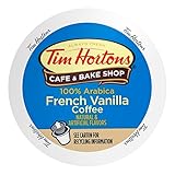 Tim Horton's French Vanilla Blend Coffee Capsule, Compatible with Keurig K-Cup Brewers, 24-Count