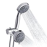 CLOFY Shower Head, 30-Setting High Pressure Handheld Shower Head With Hose And Holder, Handheld-Shower Combo Chrome Shower Faucet