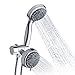 CLOFY Shower Head, 30-Setting High Pressure Handheld Shower Head With Hose And Holder, Handheld-Shower Combo Chrome Shower Faucet